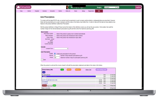 Cirrus Vet On Mobile Devices